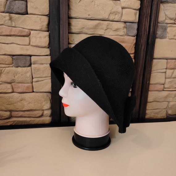 Ladies Winter Vintage Hats Autumn Winter Warm Vintage Small Top Hats for Women Elegant  main image 2