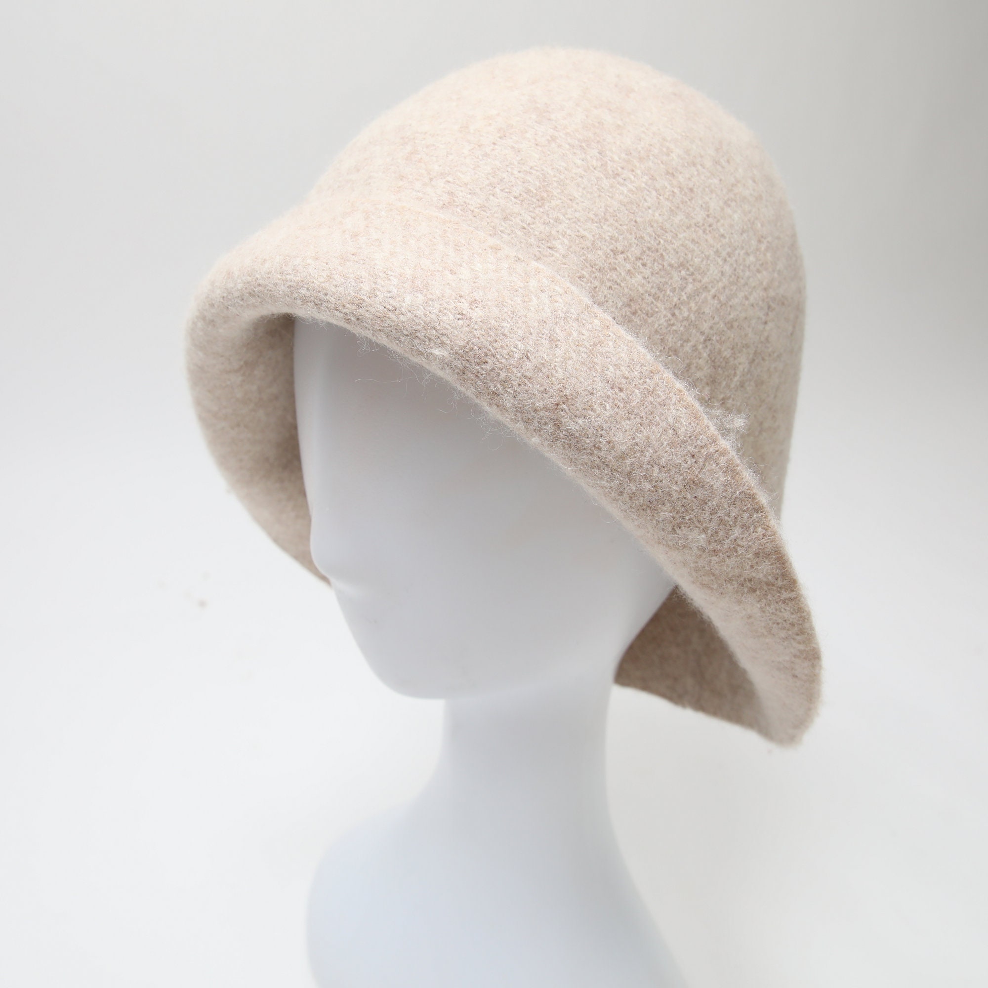 Winter Bucket Hat for Women Wool Bucket Hat Women Hats for | Etsy