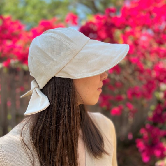 S M L Wide Brim Baseball Cap Adjustable Sun Hat for Women, Summer