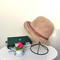 Cloche Hat Women, Summer  Bowler Hat for Women, Fedora Hat Women, Rolled Brim Hat, Foldable Cotton Straw Mesh Hat, Summer Gift for Her