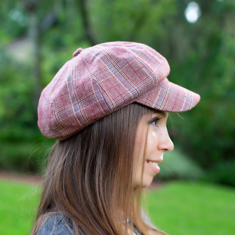 Summer Newsboy Cap Womens Baker Boy Hat Cotton Newsboy Cap Etsy