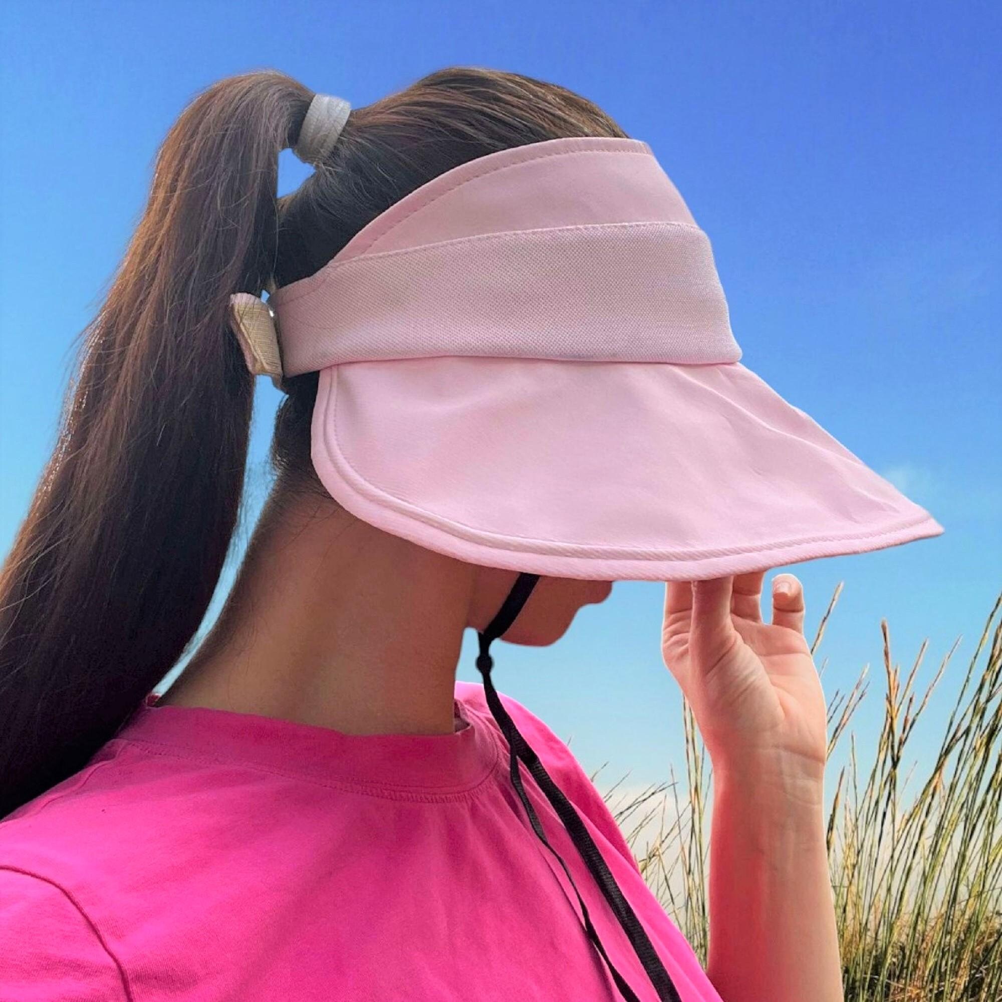 Fashionable Women's Sun Hat Ponytail - Wide Brim Bucket Hat with Ponytail Hole - Open Top Summer Hat - Perfect for Stylish Beach Looks