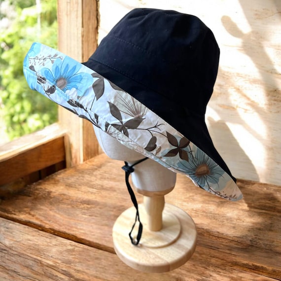 Women Wide Brim Hat Sunhat for Women Daisy Cotton Summer Hat, Sun