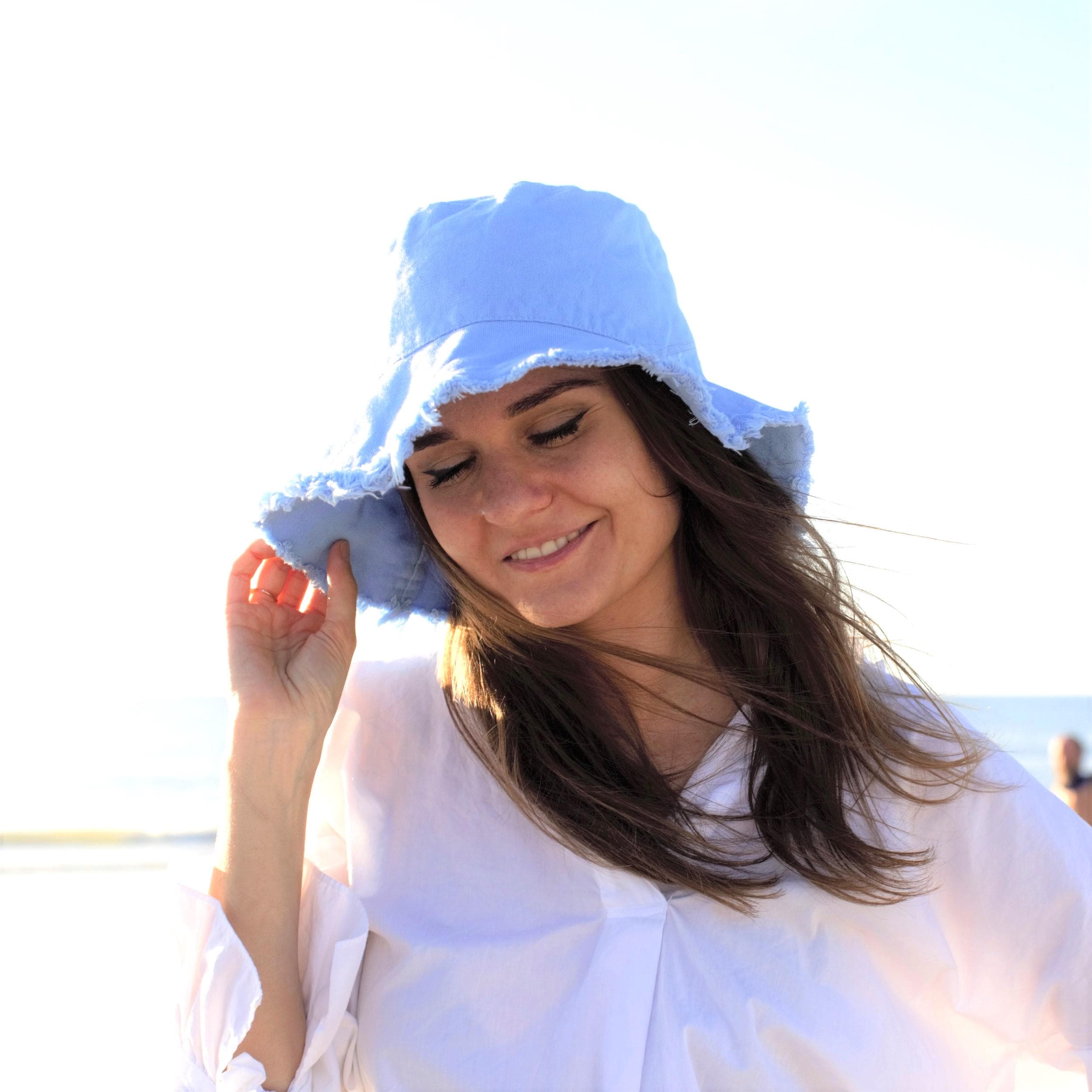 Pink Denim Hat - Etsy