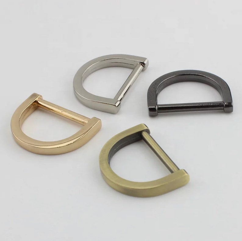 1 Inch D Rings 1 Inch X 3/4 Inch D Ring Bag Hardware Etsy