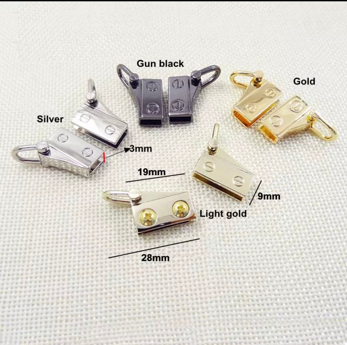 3/4 inch bag anchor Bag Fastener Hardware Etsy