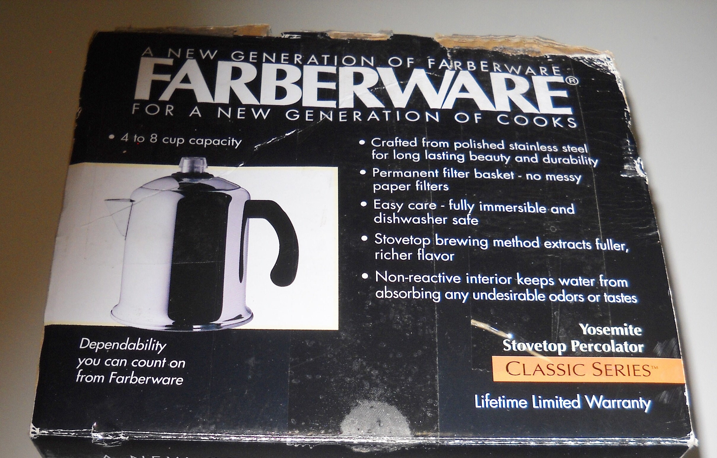 Farberware Classic Stainless Steel Yosemite 8-Cup Coffee