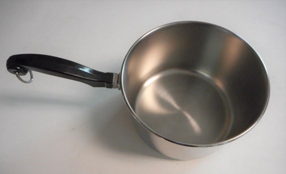 Sauce Pan, 1 Qt, Stainless Steel, With Aluminum Clad Bottom