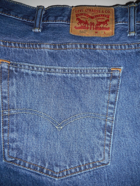 Perfect 560 Levi Jeans 54 X 30 Comfort, Loose, Tap