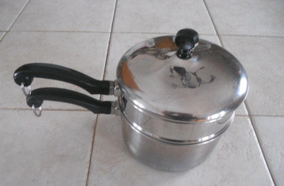 Farberware Classic 2-Qt. Stainless Steel Saucepan with Double Boiler
