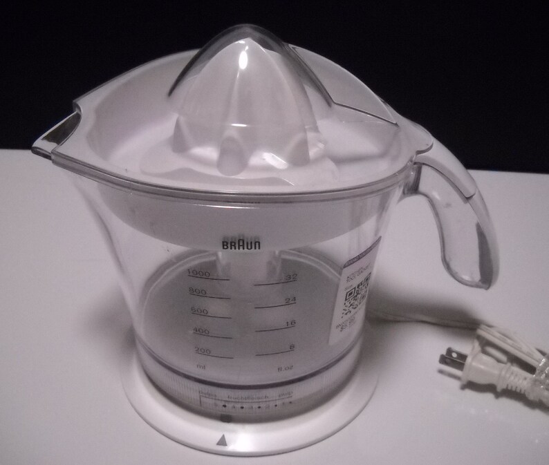 Used Once Braun 4161 Citrus Electric 345B Type White Juicer Etsy