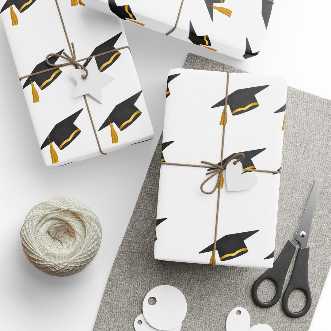 Graduation Wrapping Paper, Celebrate Success, Gift Wrap for Graduates ...