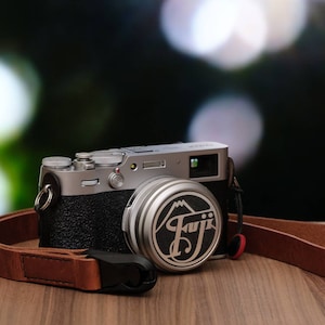 X100VI Gegraveerde sticker lensdop