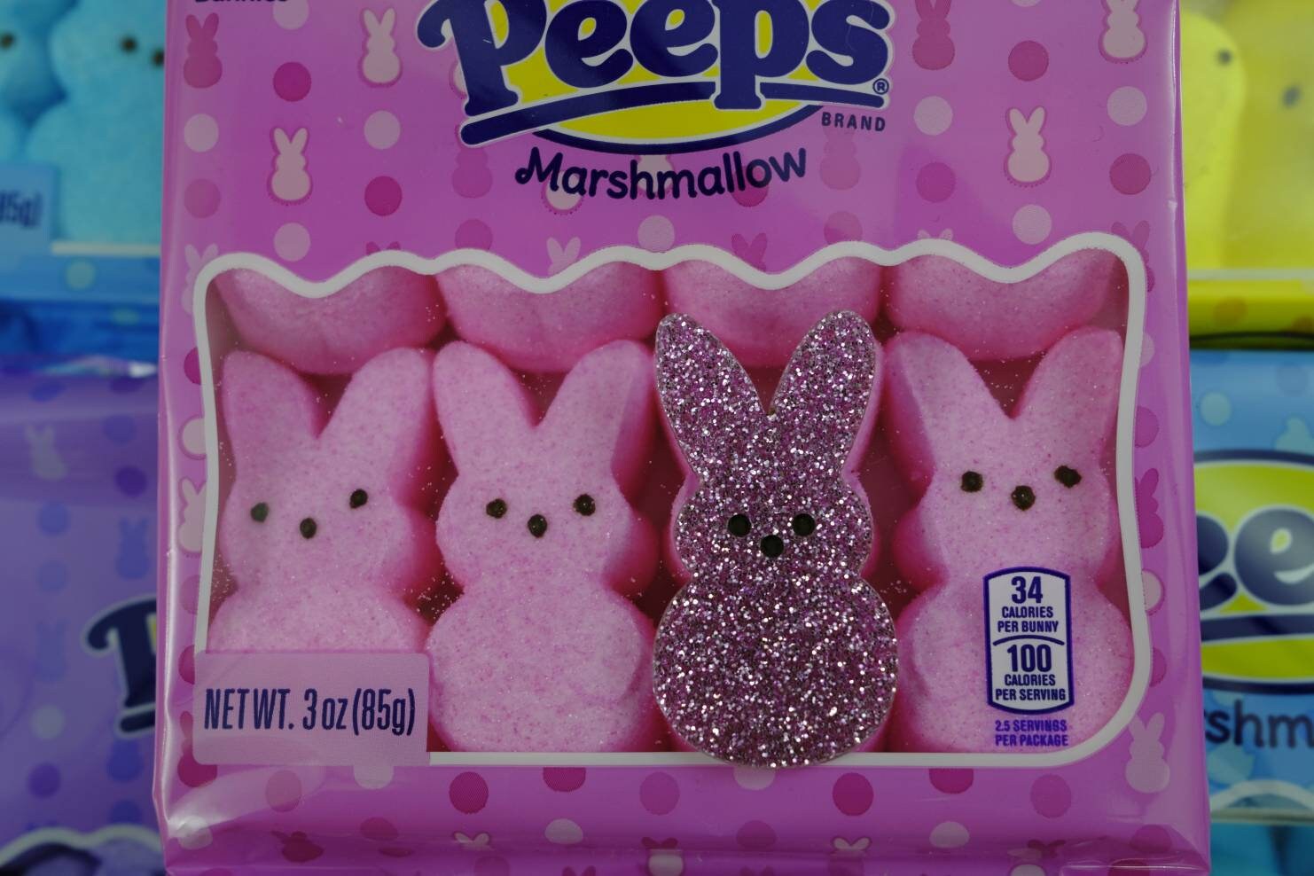 Pink Easter Peep Pin | Etsy