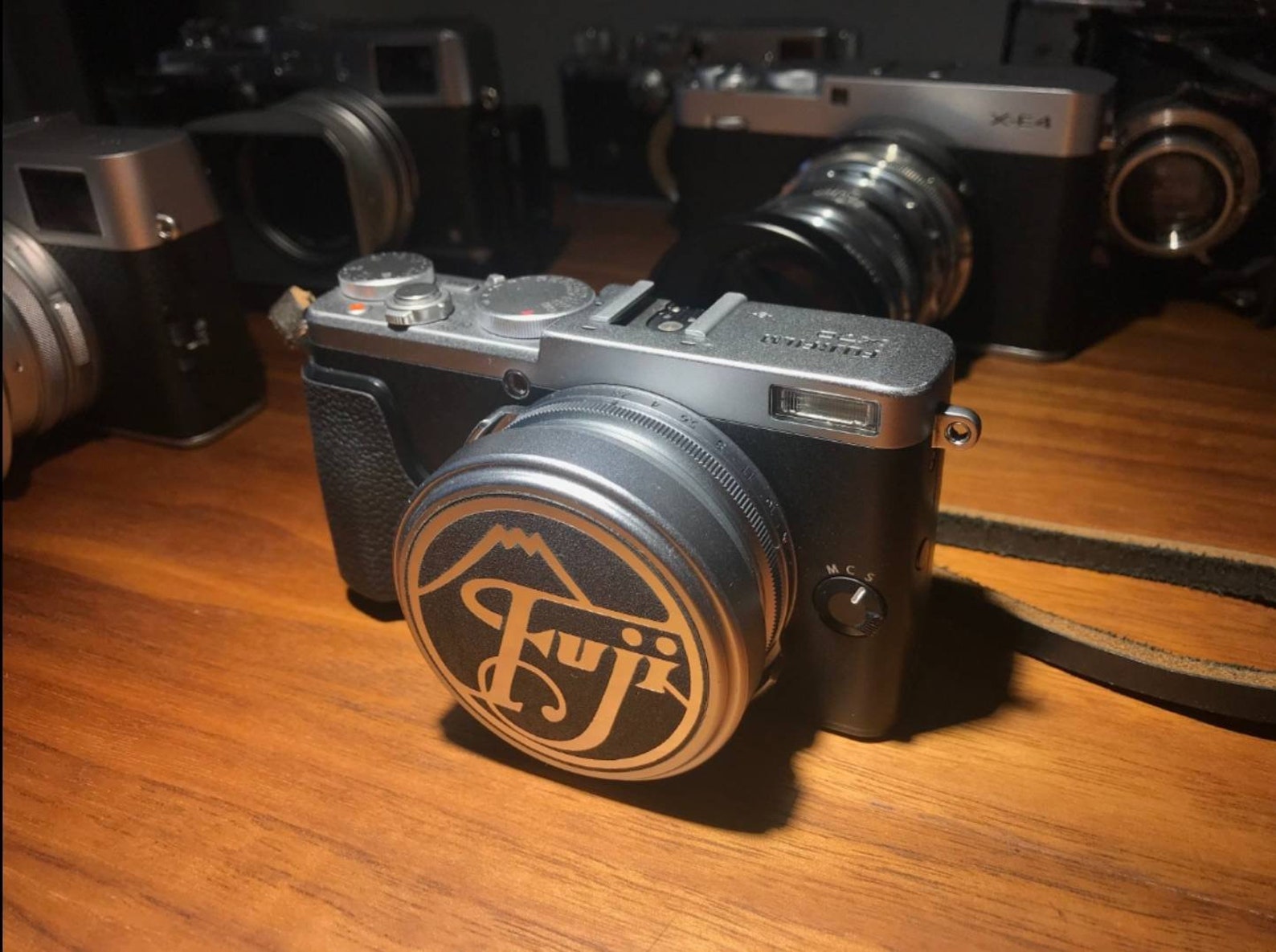 X100V Lens Cap Engraved Sticker Etsy