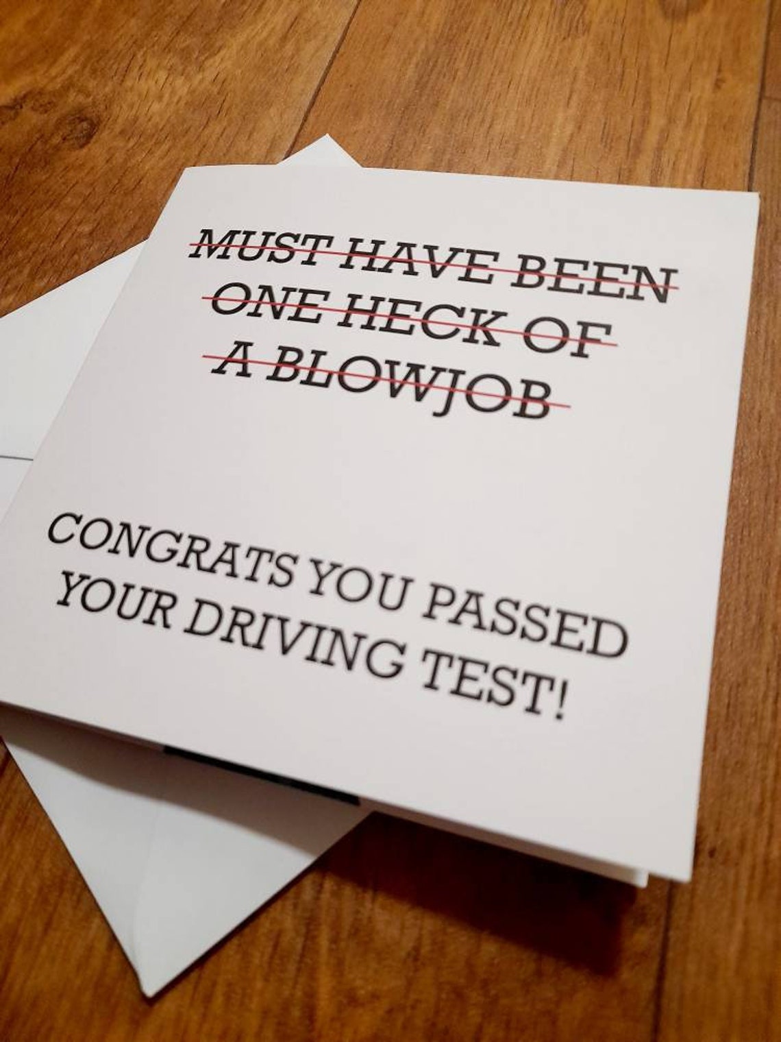 Passed Driving Test Card Funny Driving Card Congratulations - Etsy UK