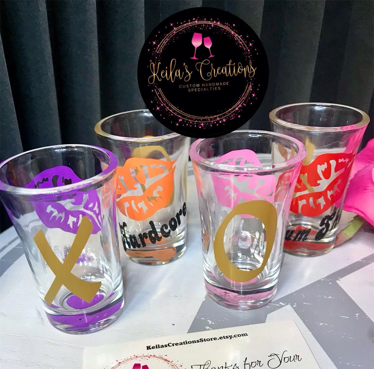 Naughty Shot Glass Set Etsy