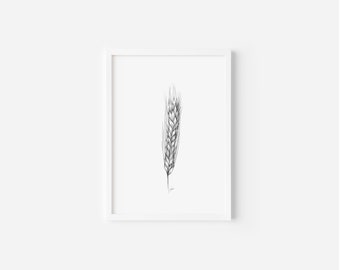 Wheat Print, 5x7