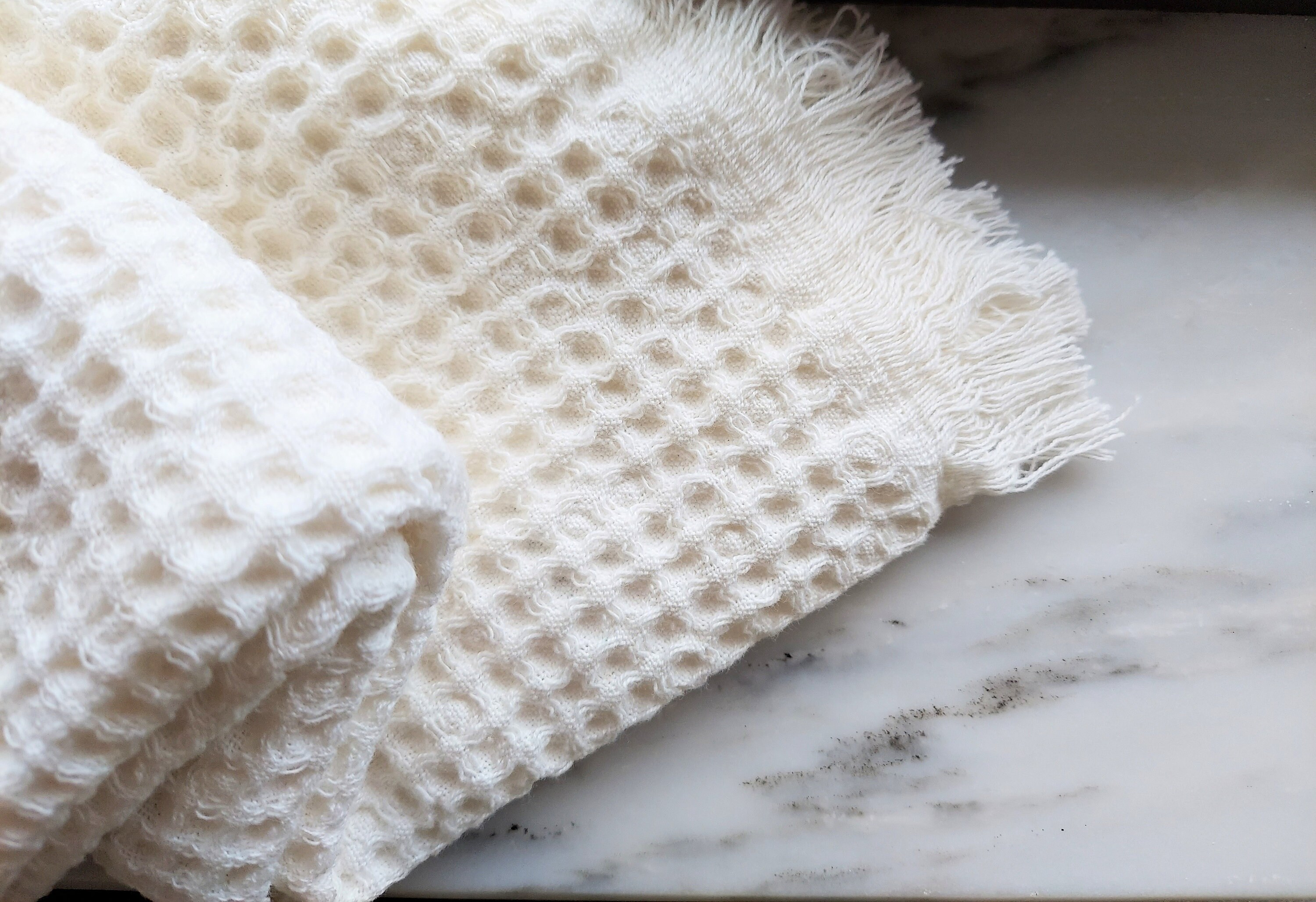 Waffle weave hand towels 16 x 26 Turkish kitchen Etsy