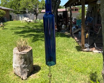 Campana de botella reciclada azul