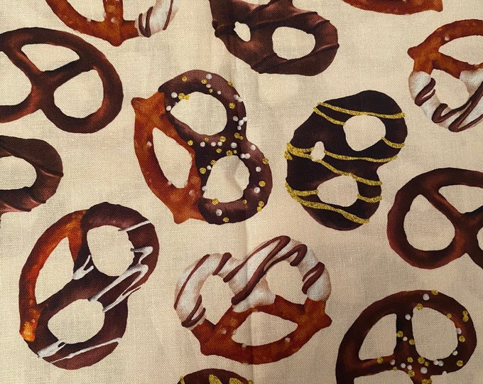 Chocolate Covered Pretzels Face Mask-Adult