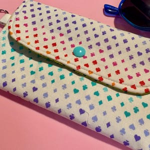 Glasses Case - Light Card Suits