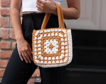 Crochet Bag, Granny Square Bag, Crochet Shoulder Bag, Afghan Bag, Crochet Handbag, Granny square crochet bags