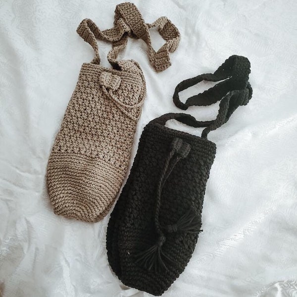 Crochet Crossbody Bag, Crochet Bucket Bag, Crochet bag, Knit Bag, Crochet Tote Bag