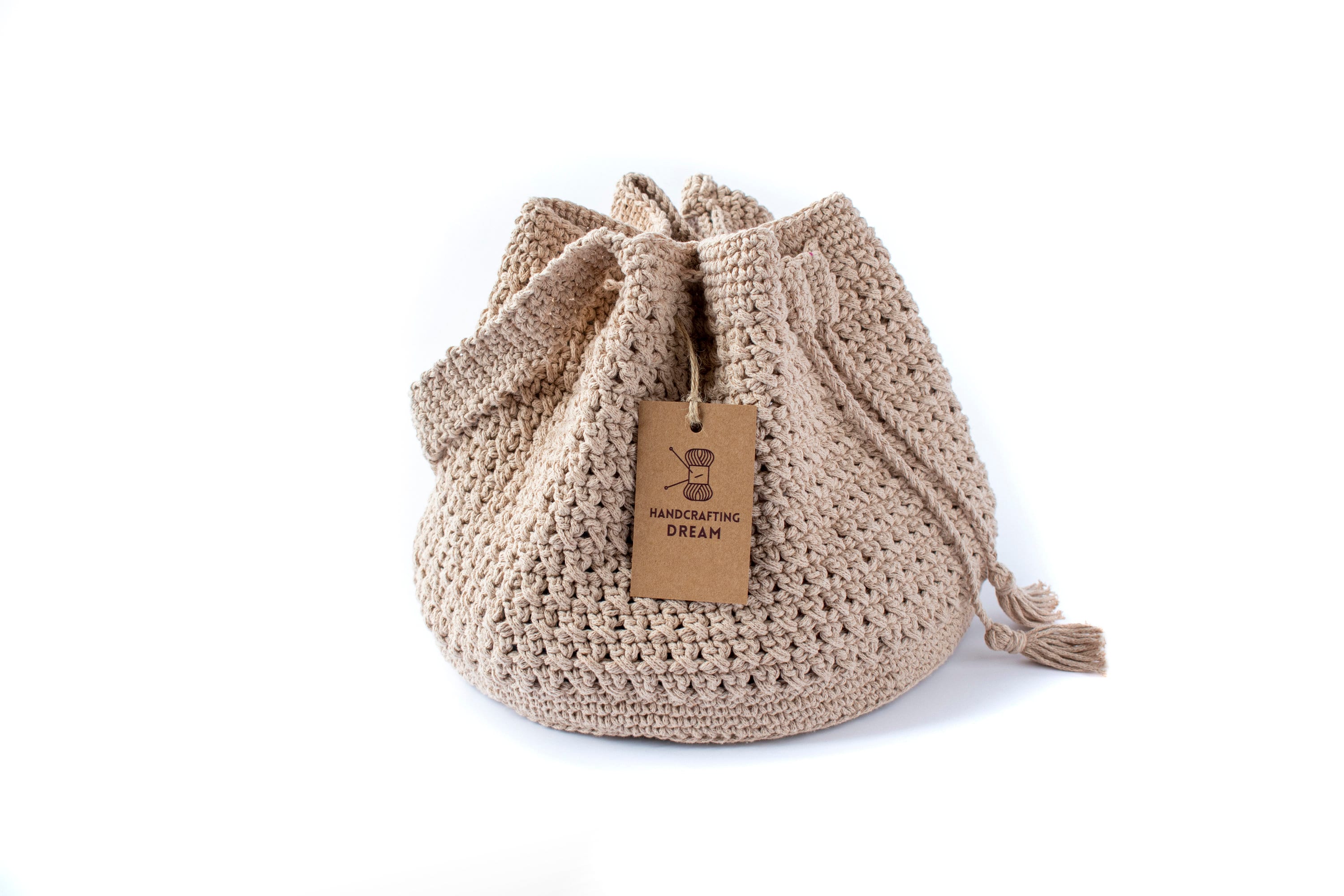 Crochet Bag Bucket Bag Crochet Crossbody Bag Knit Bag Etsy