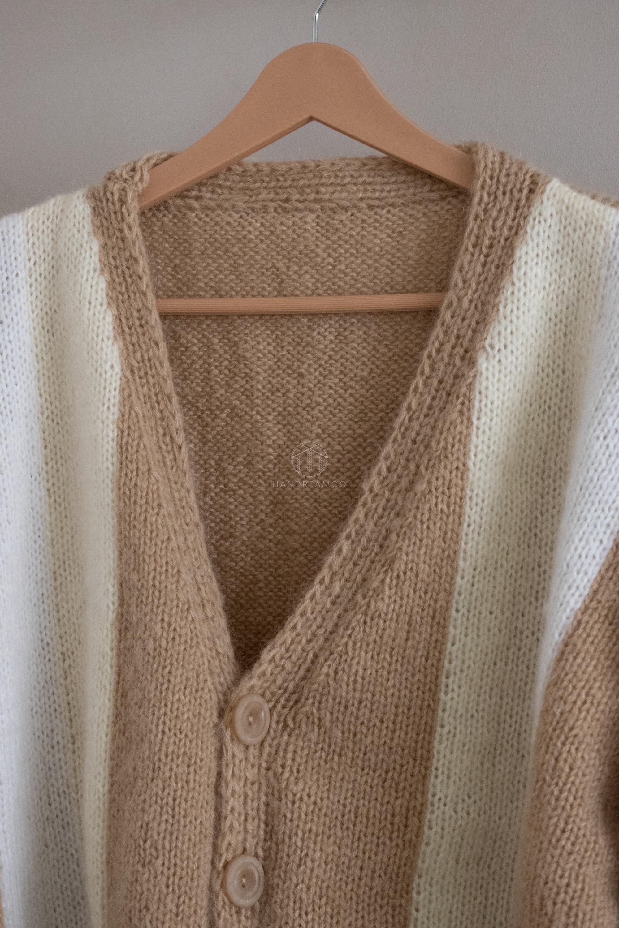 Kurt Cobain Mohair Cardigan, Mens Cardigan, Vintage Style Cardigan