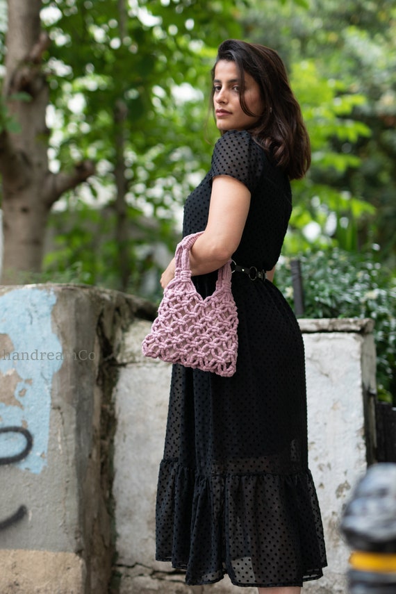Mini bolso crochet hotsell