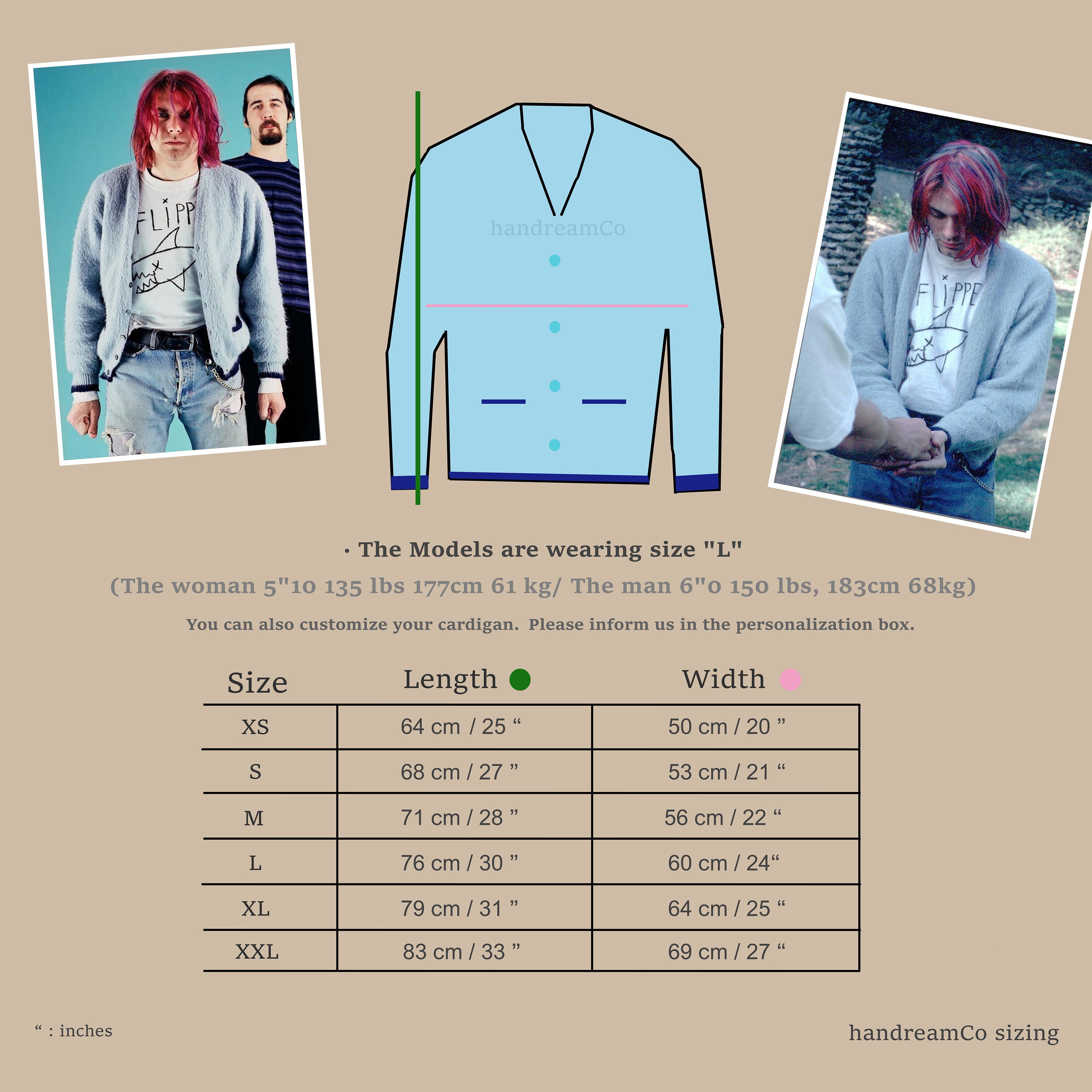 Blue Mohair Cardigan, Kurt Cobain Cardigan, Mens Blue Blue Mohair Cardigan, Kurt Cobain Cardigan, Mens Blue