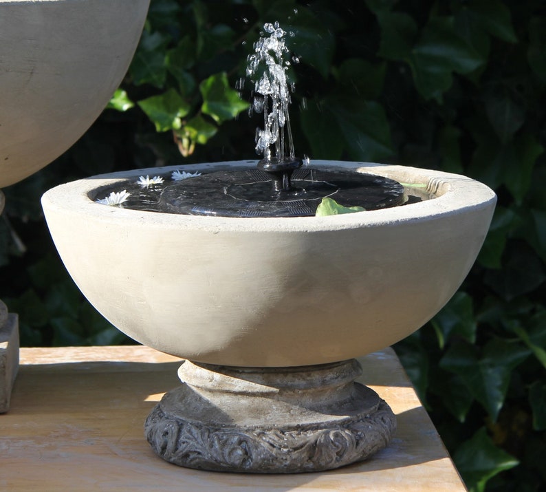 Brunnen Schale für Solarbrunnen Vogelbad Sockel 30cm Etsy