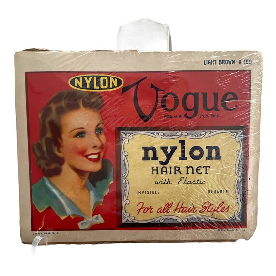 Vogue 50s Hair Nets & Chignon Net Blonde & Brown Hair… Gem