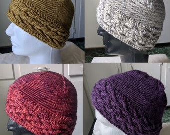 Cabled hat (made to order)