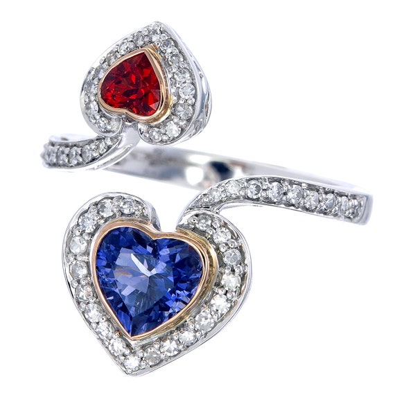 Ring with Two Hearts