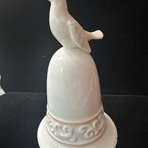 Vintage Avon &quot;Tapestry Collection&quot; Porcelain Bell, 1981, Bird Figurine