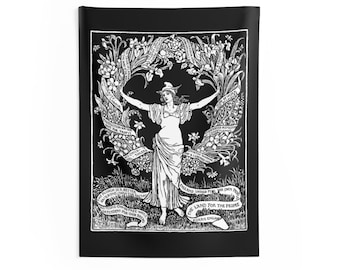 May Day the land for the people Wall Flag