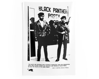 Black Panther Party Wall Flag
