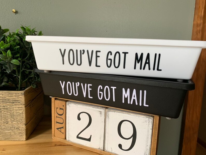 Usted tiene correo titular de correo almacenamiento de | Etsy