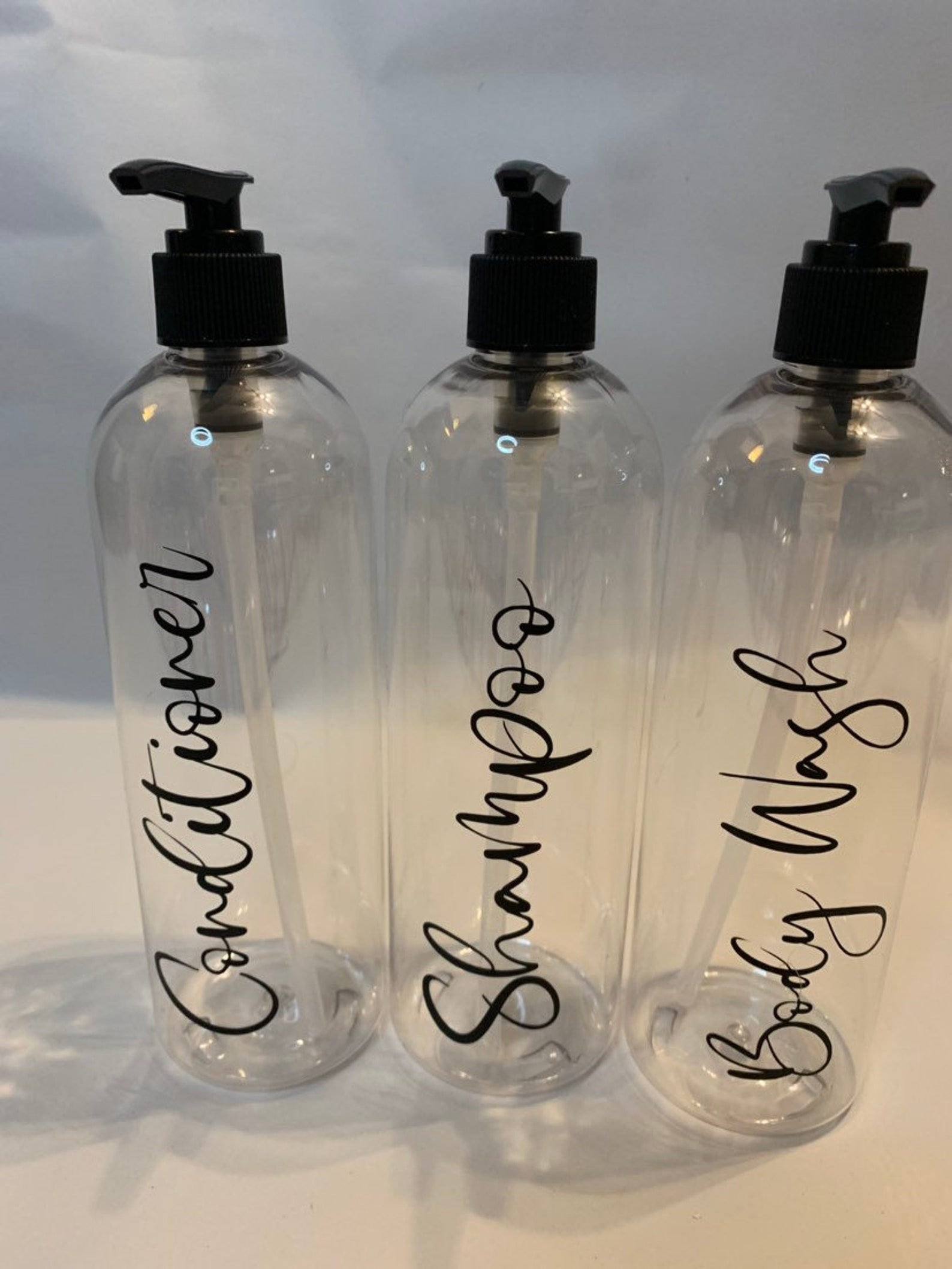 Reusable Bathroom Bottles Shampoo Bottle Body Wash Etsy