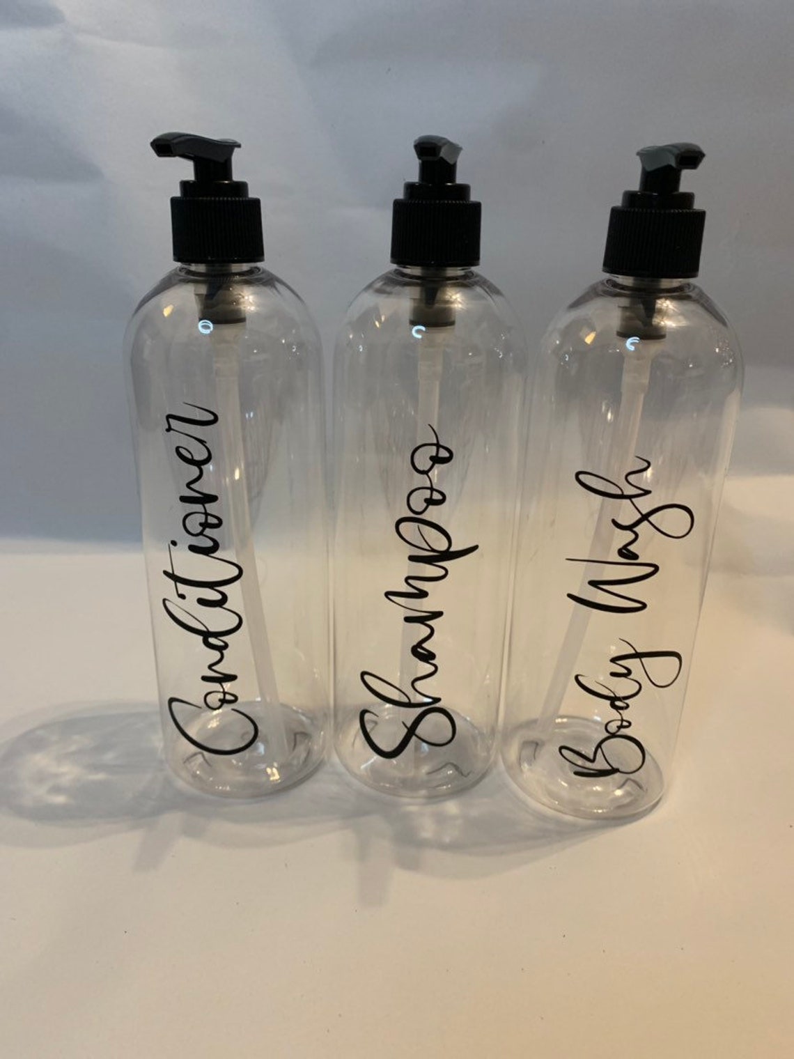 Reusable Bathroom Bottles Shampoo Bottle Body Wash Etsy