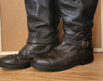 Vintage L&L Bean Riding Boots - Full leather, Brown