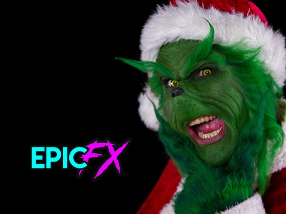 The Grinch Foam Latex Prosthetic Special FX Makeup Epicfx 
