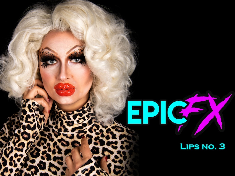 Swollen Lips Silicone Prosthetic Special FX Makeup Etsy