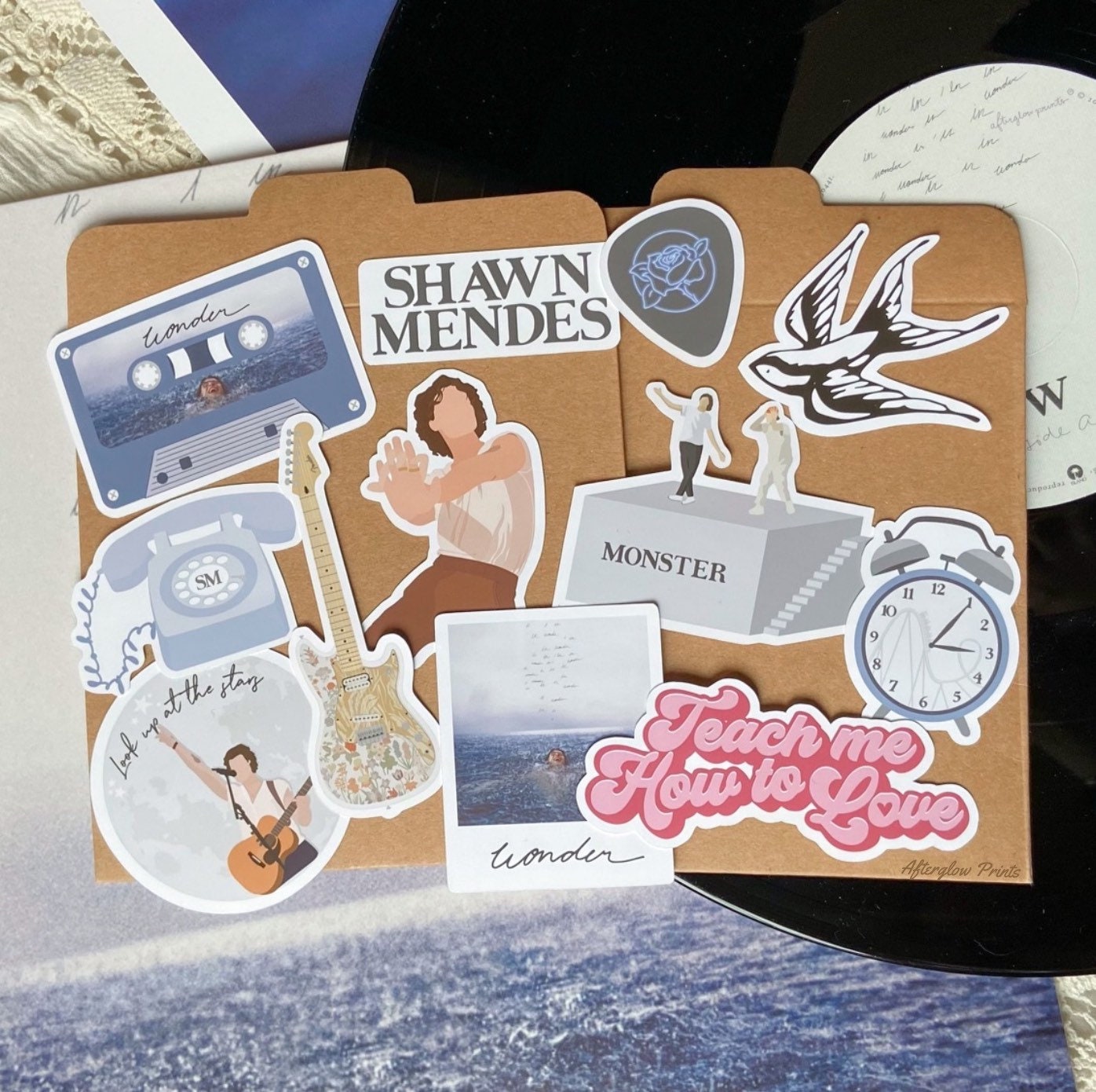 Shawn Mendes Inspired Sticker Pack 12pc BONUS - Etsy Singapore