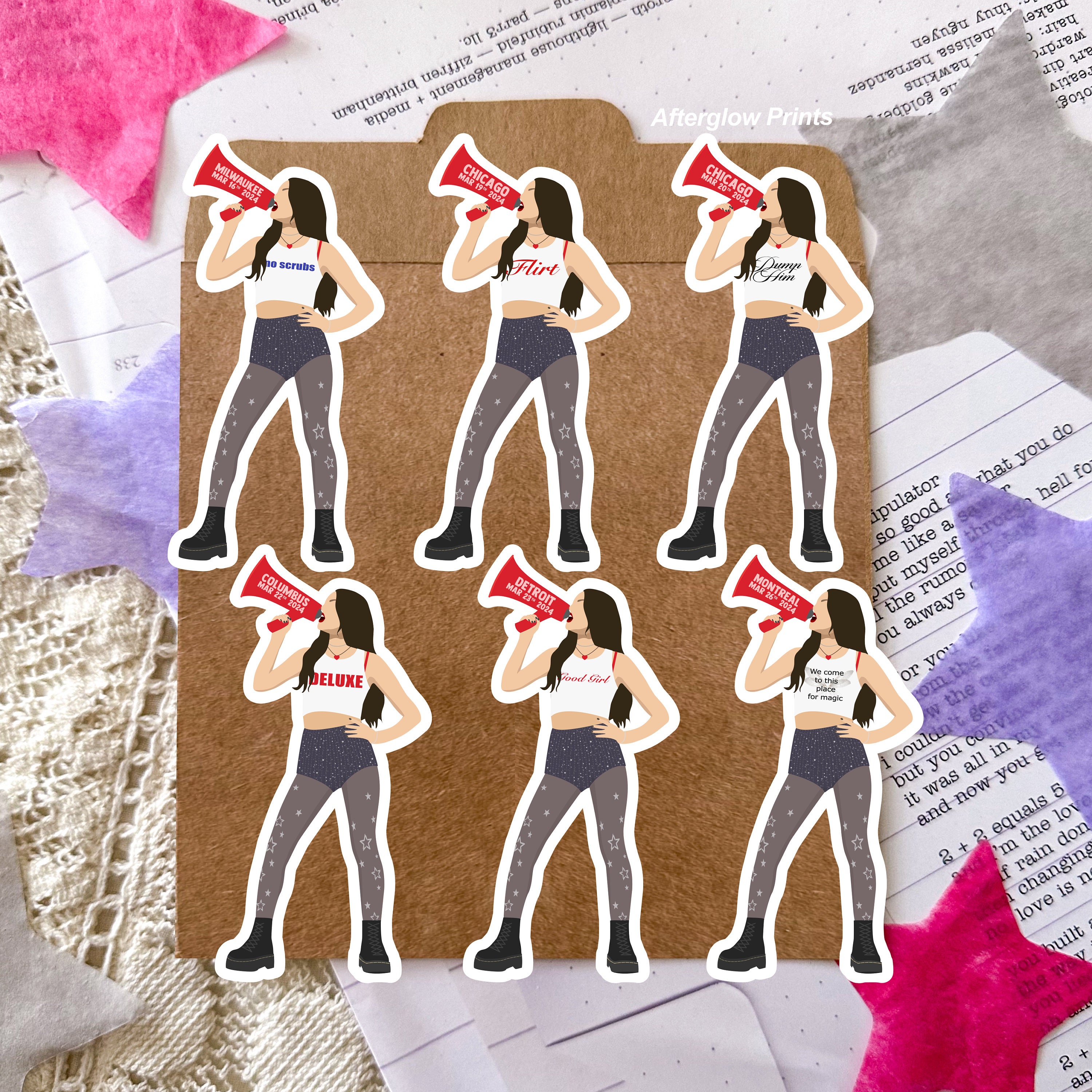 GUTS Tour Inspired Stickers (5 Pcs) - Etsy