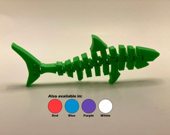 Sensory Shark, Articulated Shark Fidget Toy