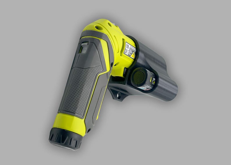 Supporto da parete per cacciavite USB Ryobi con slot per batteria immagine 1