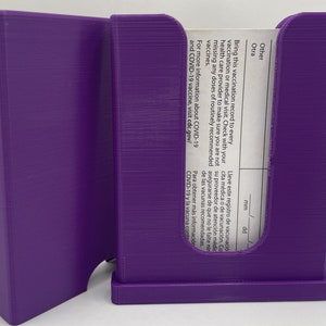 Estuche para tarjeta de vacunación, estuche de viaje para tarjeta de vacunación